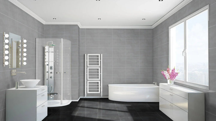 Matang ceramic tiles installed