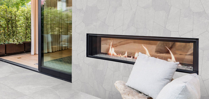 MayaStone Cozy Porcelain Mosaic installed