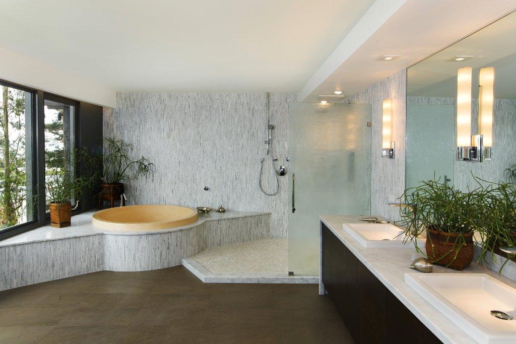 Natural Split Plus Mosaics installed