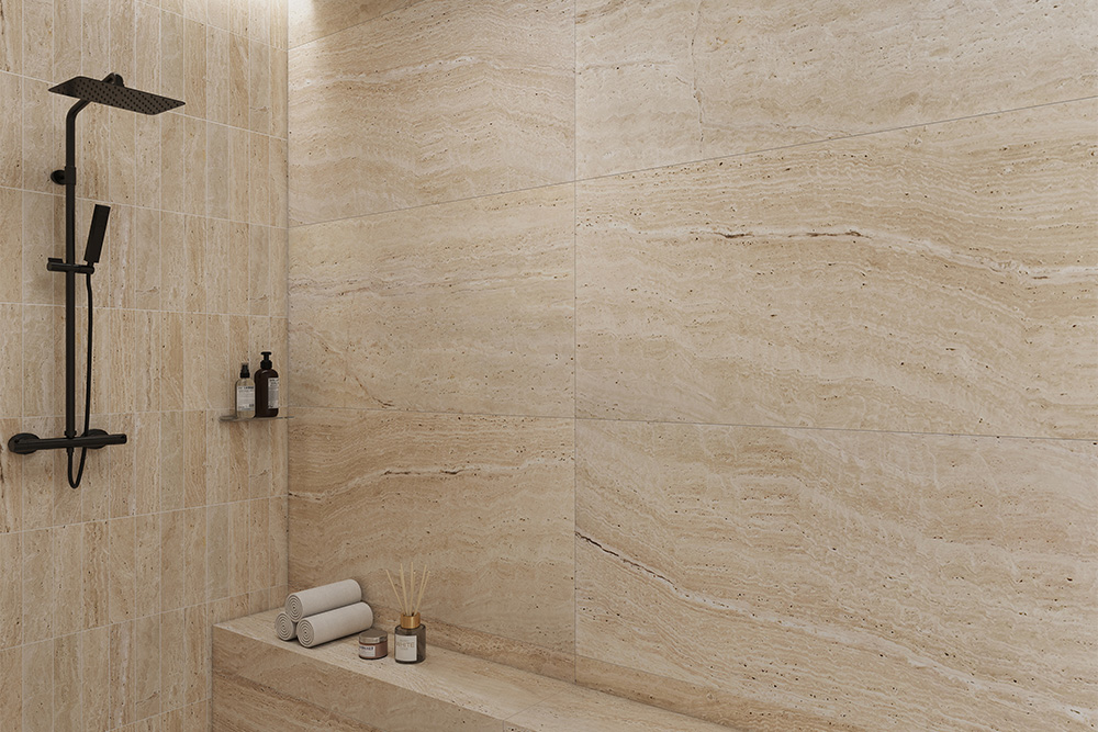 Natural Stone Tile installed