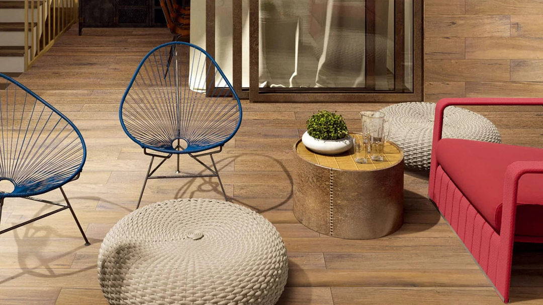 Oak Tiles in a room setting (5)