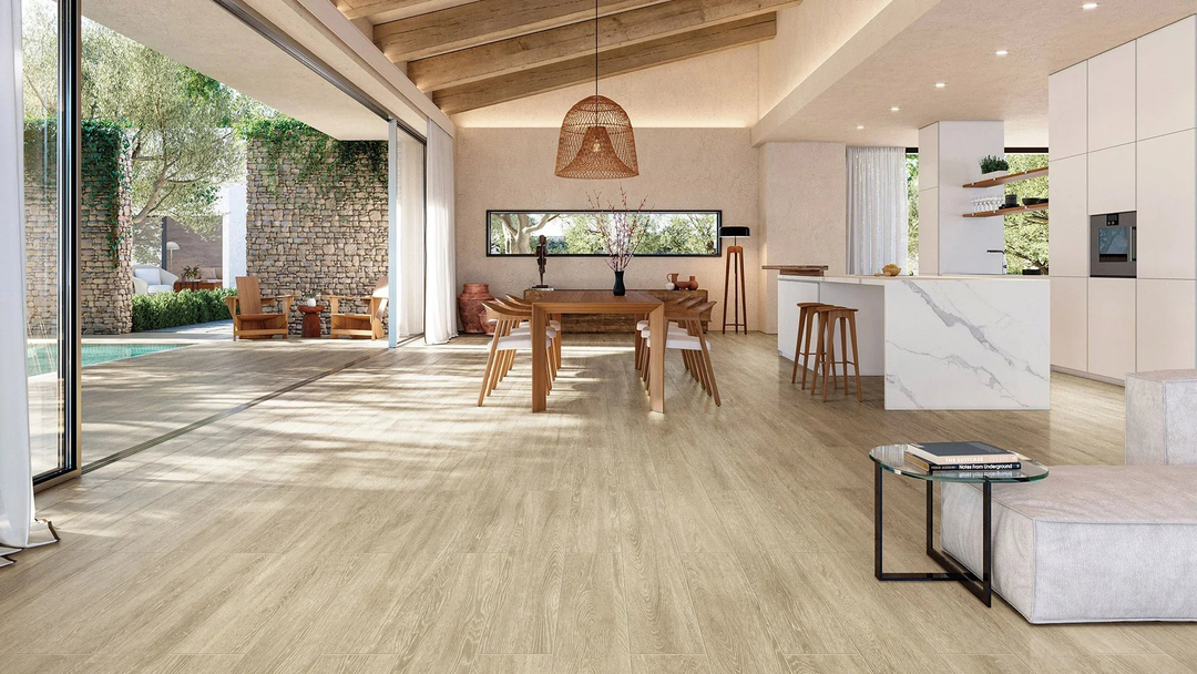 Pinewood Tiles in a room setting (2)