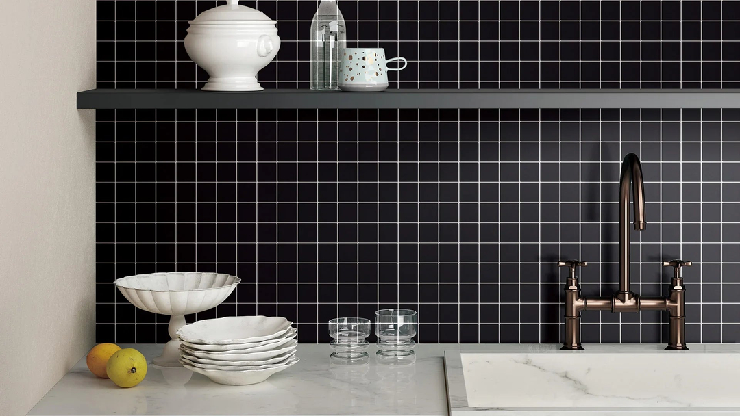 Porcelain Mosaics in a room setting (4)