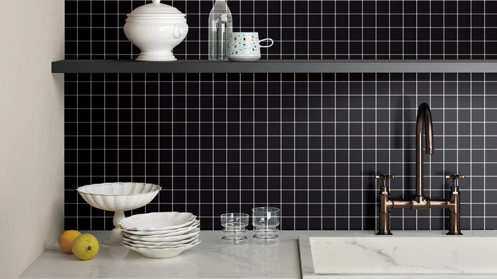 Porcelain Mosaics in a room setting (4)