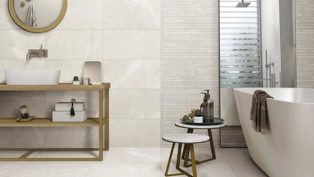 Shell Tiles in a room setting (5)