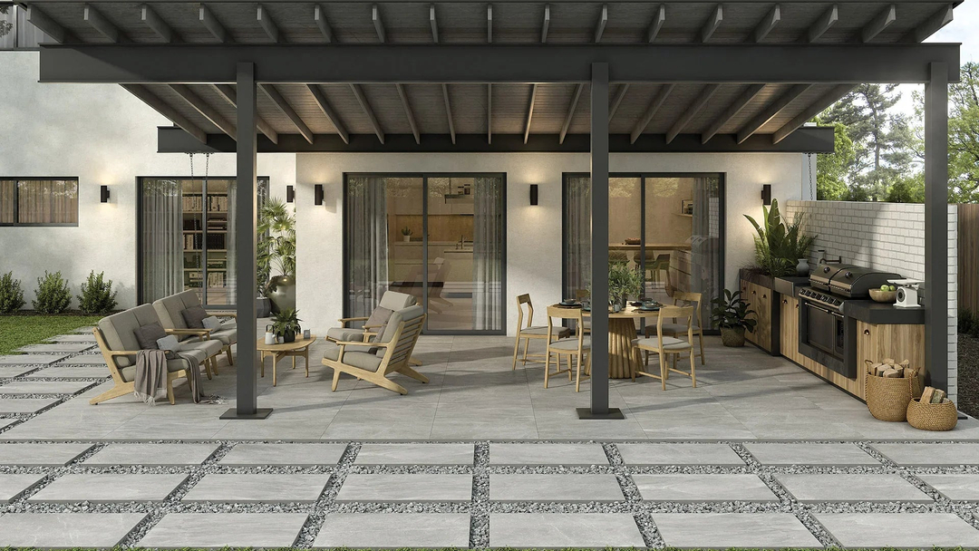 Slate Rock Tiles in a room setting (4)