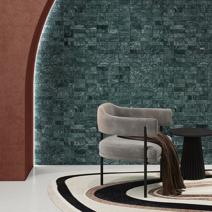 Stack Bond Mosaics installed