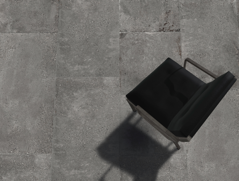 Stone Cement Tiles installed