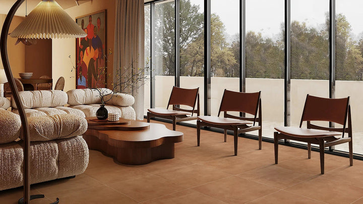 Terracotta Tiles in a room setting (2)