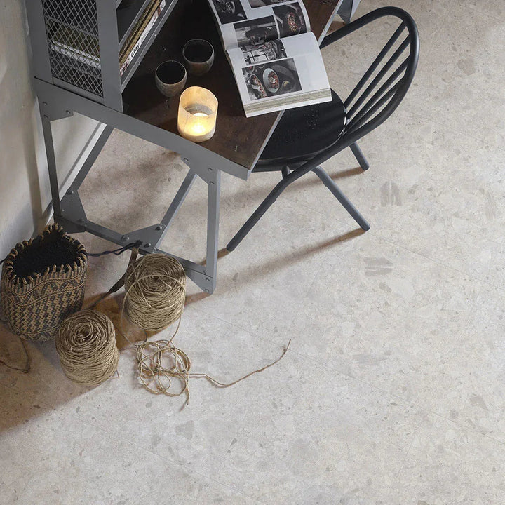 Terrazzo Ceppo Tiles installed