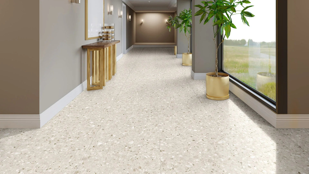 Terrazzo Rock Tiles in a room setting (2)