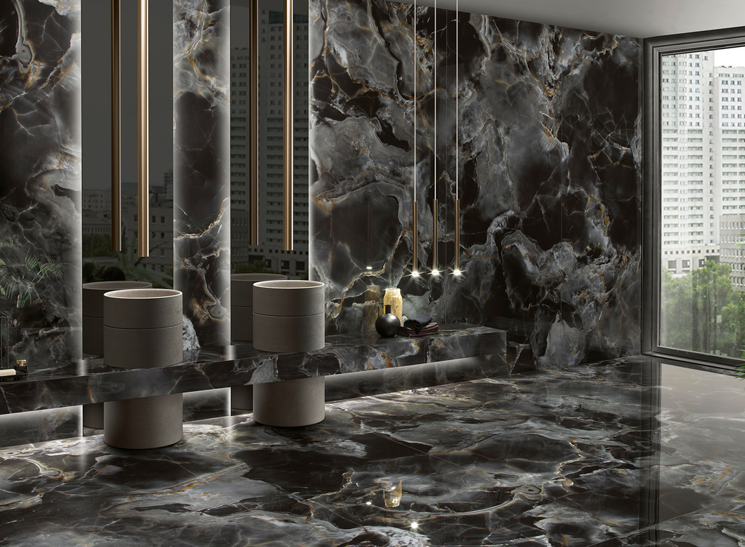 Thin Porcelain Slabs in a room setting (2)