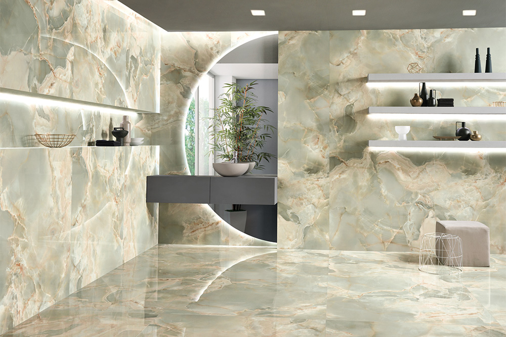 Thin Porcelain Slabs in a room setting (4)