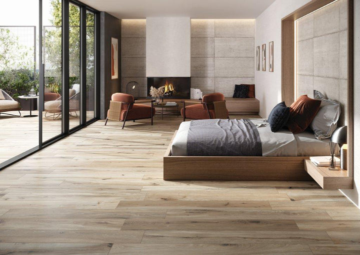 Timeless Wood Tiles installed