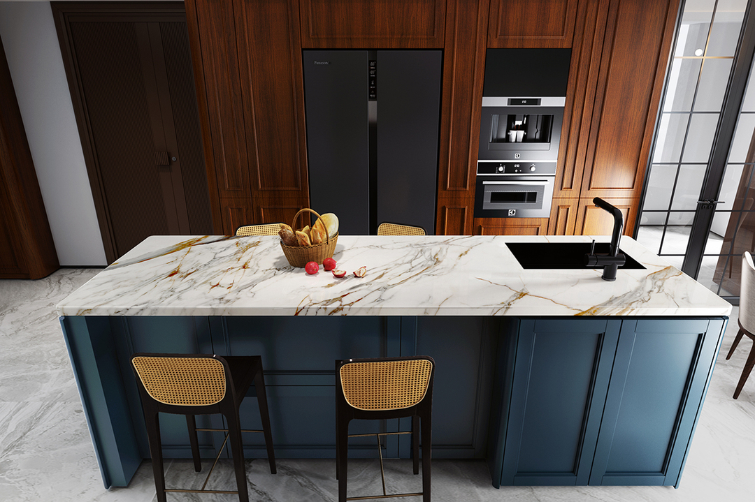 VeinTech Full Body Porcelain Slabs installed