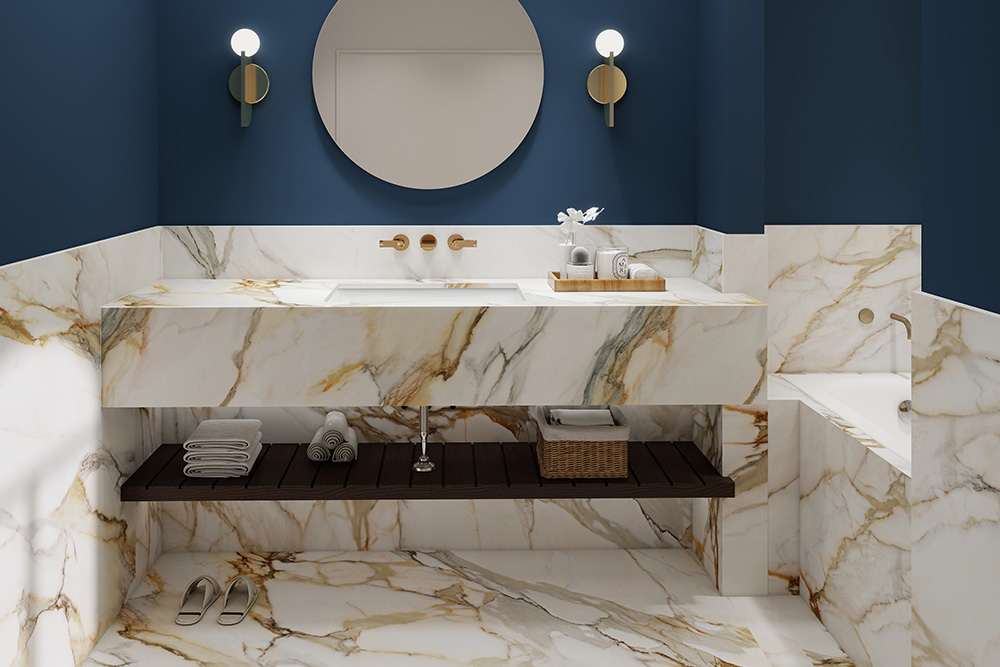 VeinTech Full Body Porcelain Slabs installed (2)