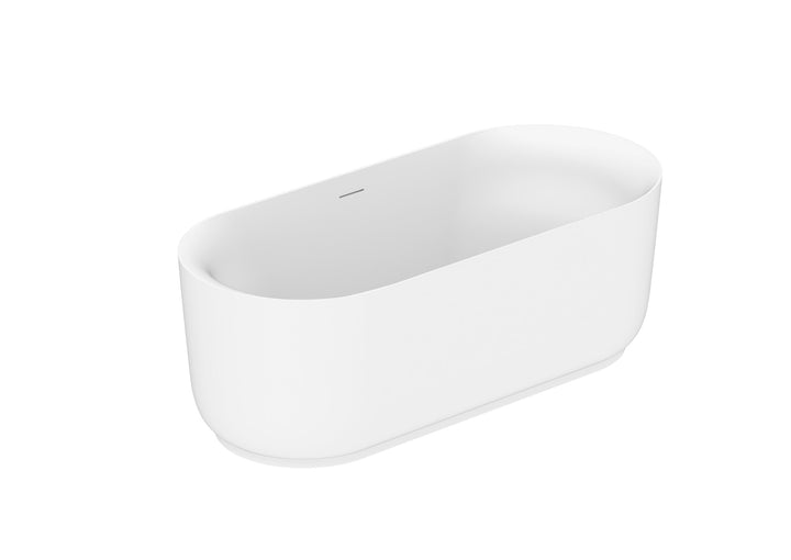 Solace Step 1700 Freestanding Matte White Bath