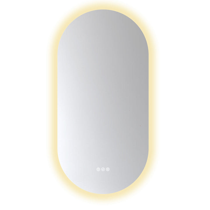 FLESS Kapsel Pill Frameless LED Mirror - Frameless