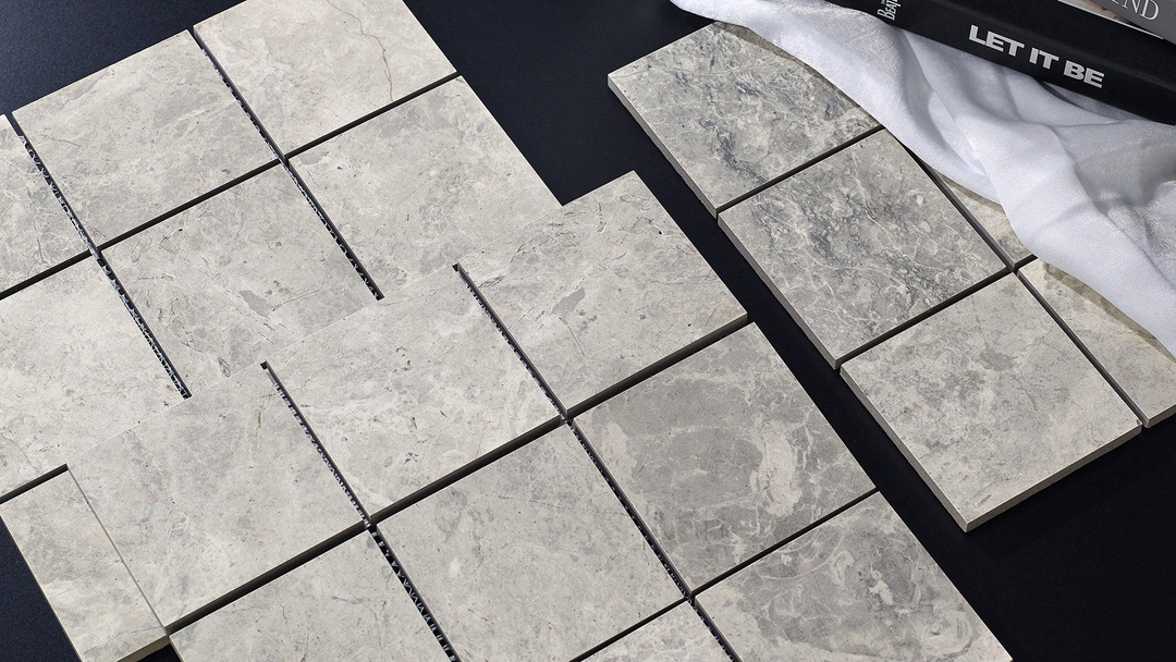 Tundra Grey Porcelain Tile installed