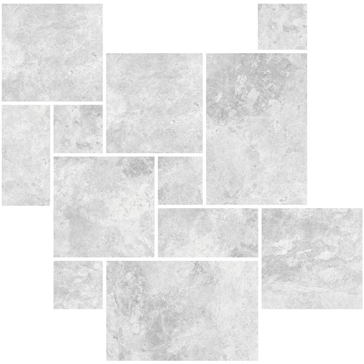 Tundra White Porcelain Tile tile face