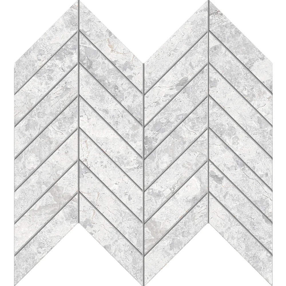 Tundra White Porcelain Tile tile face