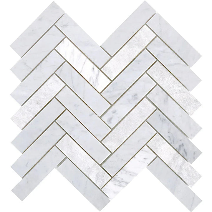 Tuscany Carrara Marble Mosaic tile face