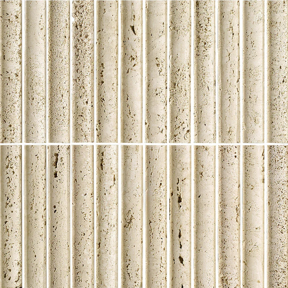 Tuscany Travertine Mosaic – tile face