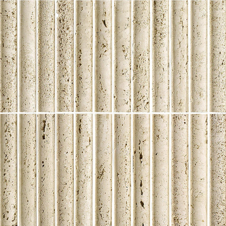 Tuscany Travertine Mosaic tile face
