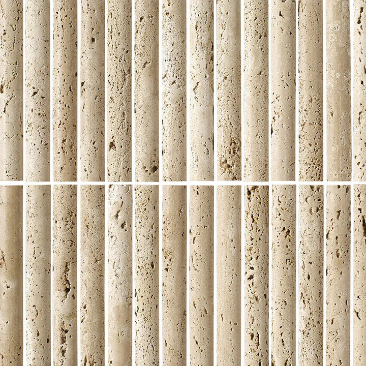 Tuscany Travertine Mosaic tile face