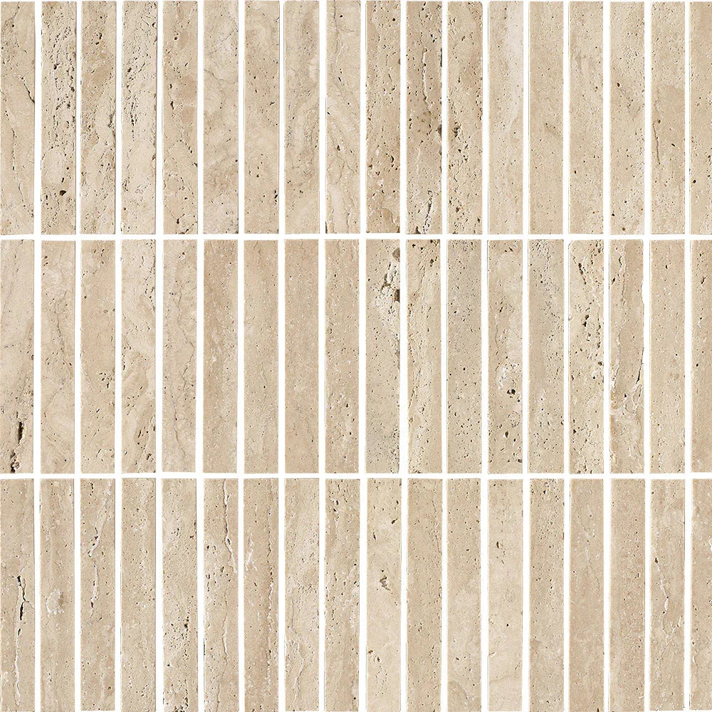 Tuscany Travertine Mosaic – tile face