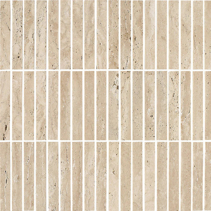 Tuscany Travertine Mosaic – tile face