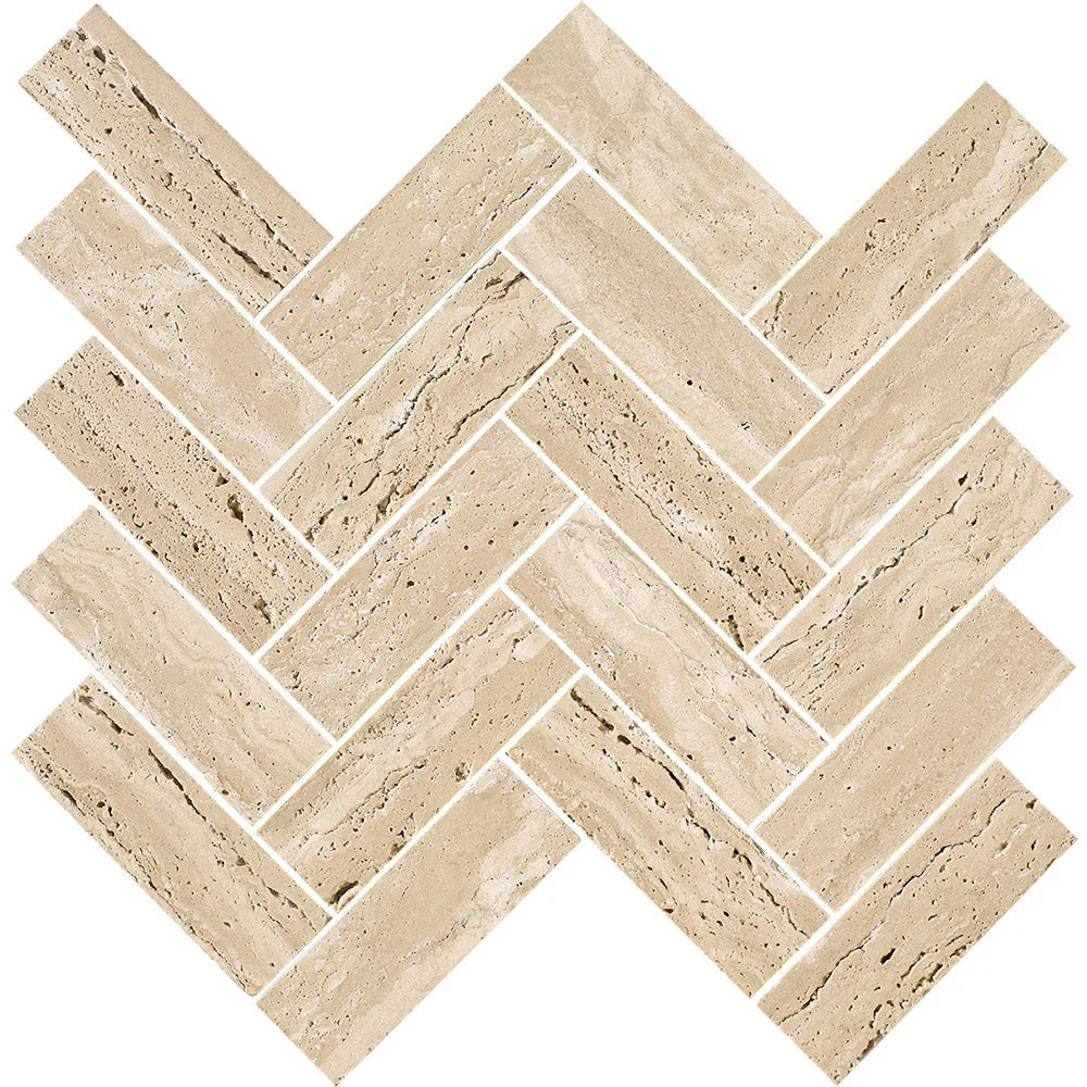 Tuscany Travertine Mosaic – tile face