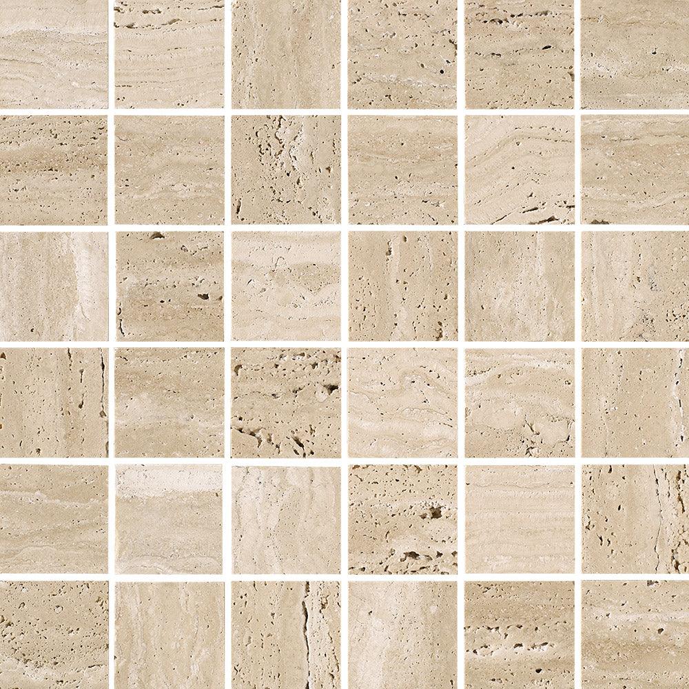 Tuscany Travertine Mosaic – tile face