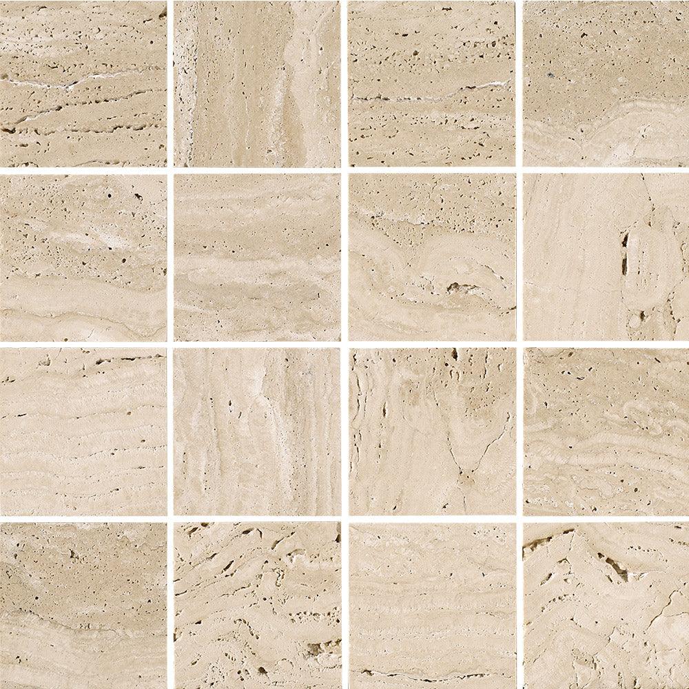 Tuscany Travertine Mosaic – tile face