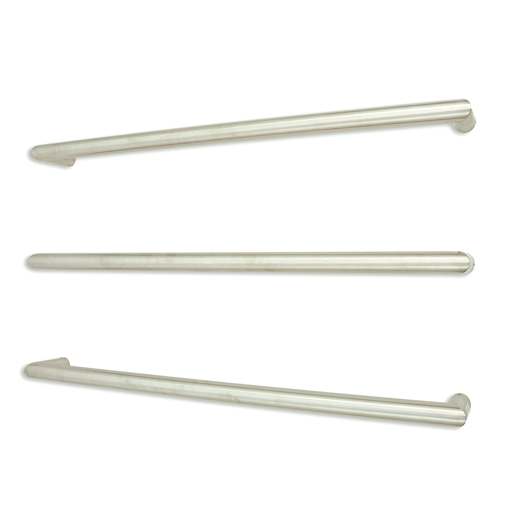Radiant Heated Single Round Bar Towel Rail - sbrtr-800