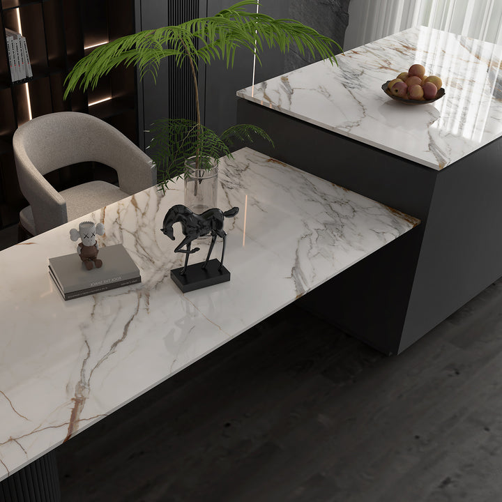 VeinTech Full Body Porcelain Slabs installed