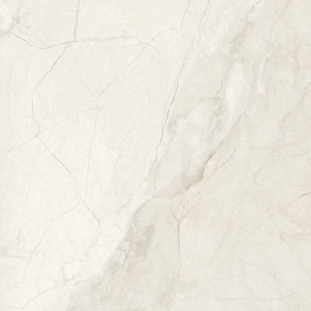 Vemac White Porcelain Tile tile face