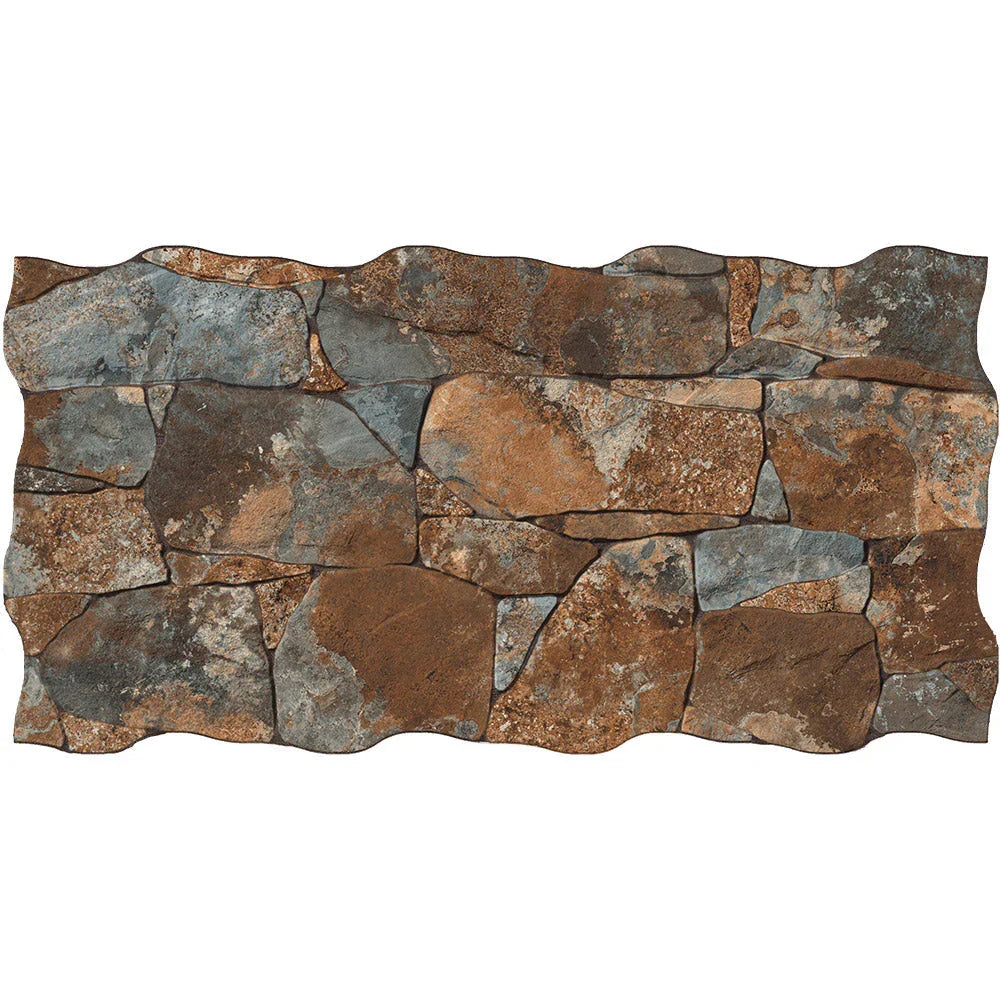 Vulcano Oxido Porcelain Wall Tile tile face
