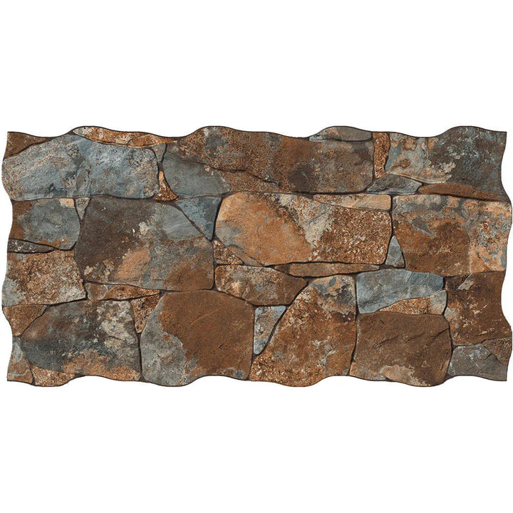 Vulcano Oxido Porcelain Wall Tile tile face