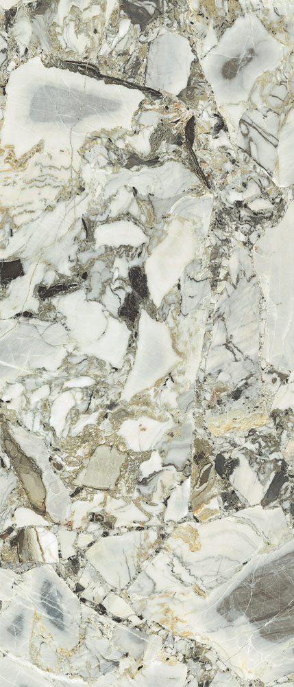 White Beauty Porcelain Slab 6 mm tile face, 2800 x 1200 mm