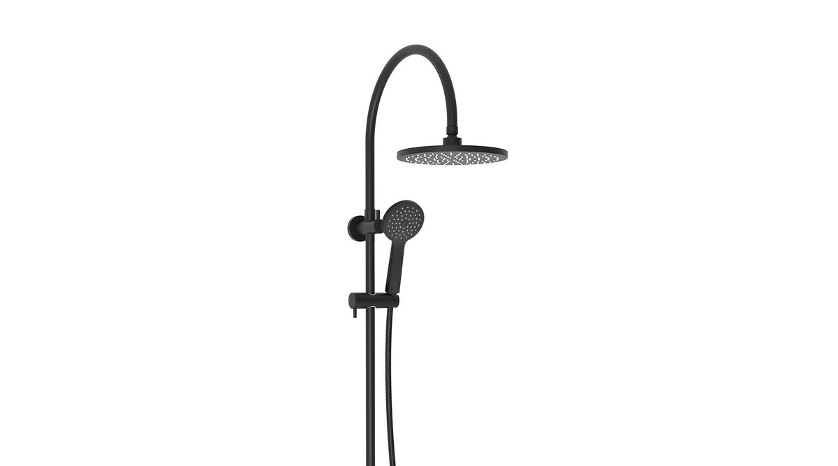Soul Classic Gooseneck Shower Set - Matte Black