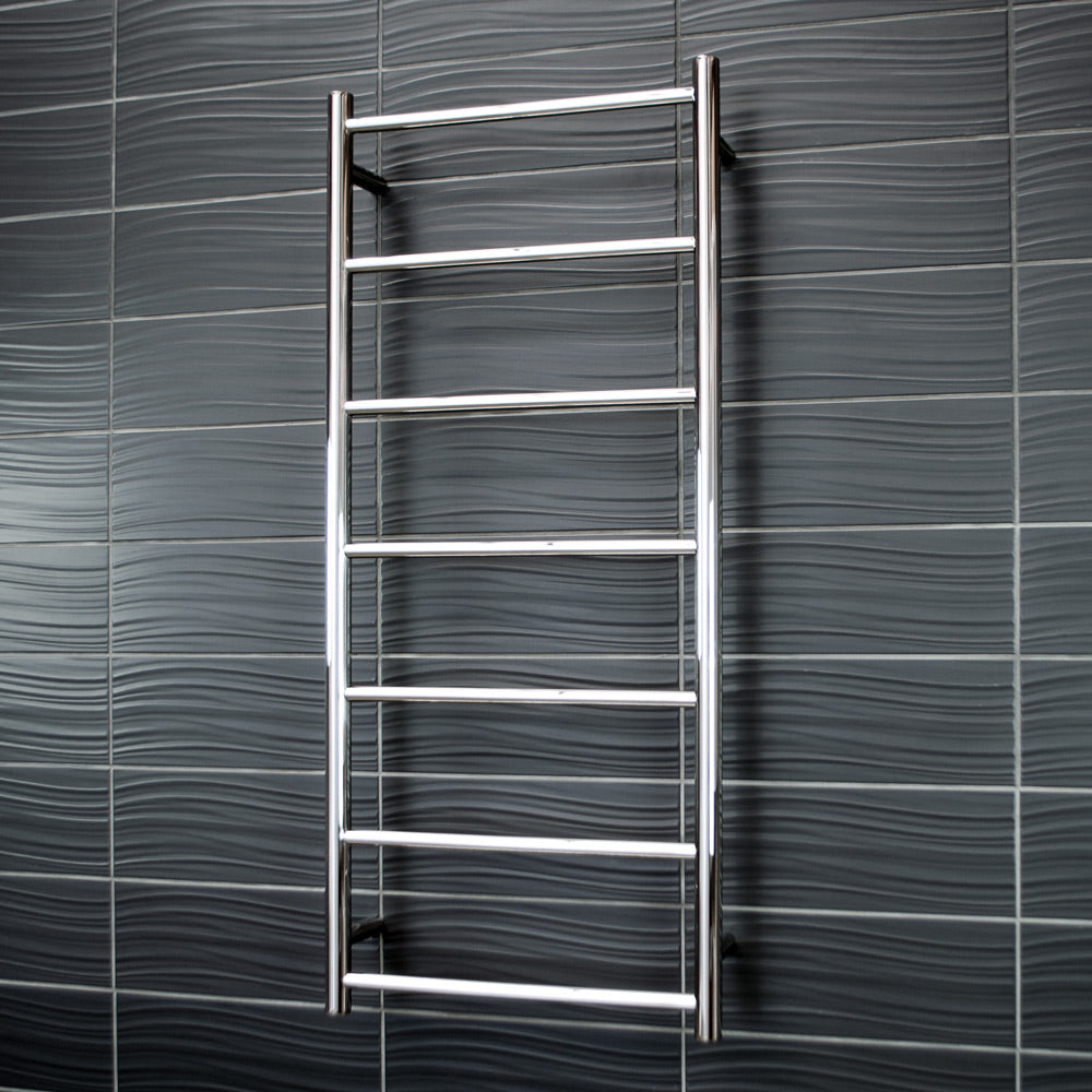 Radiant Round Ladder Towel Rail 1130mm High - ltr02-500-no-towel