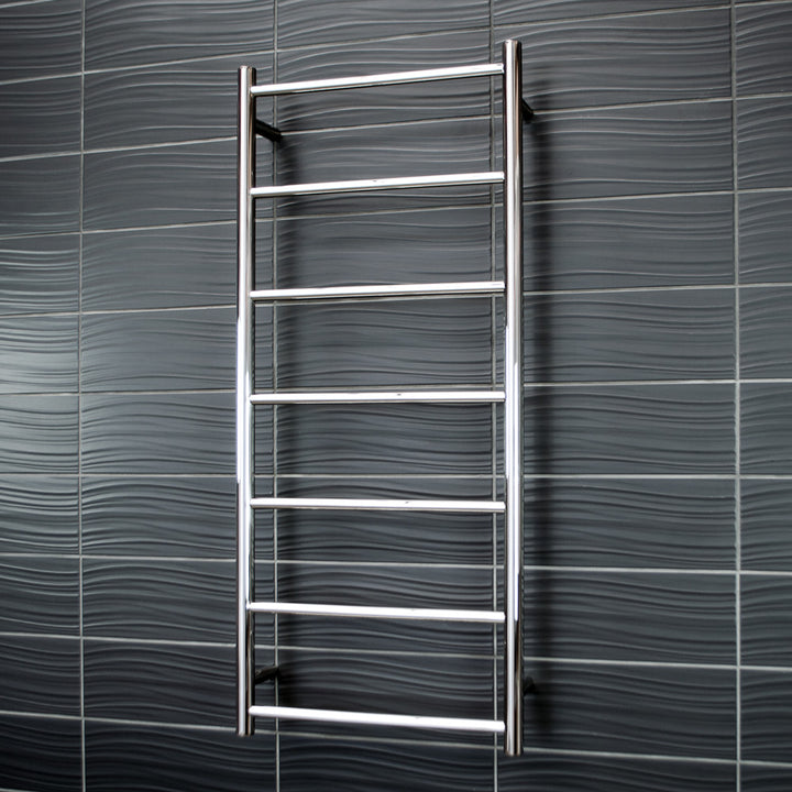 Radiant Round Ladder Towel Rail 1130mm High - ltr02-500-no-towel
