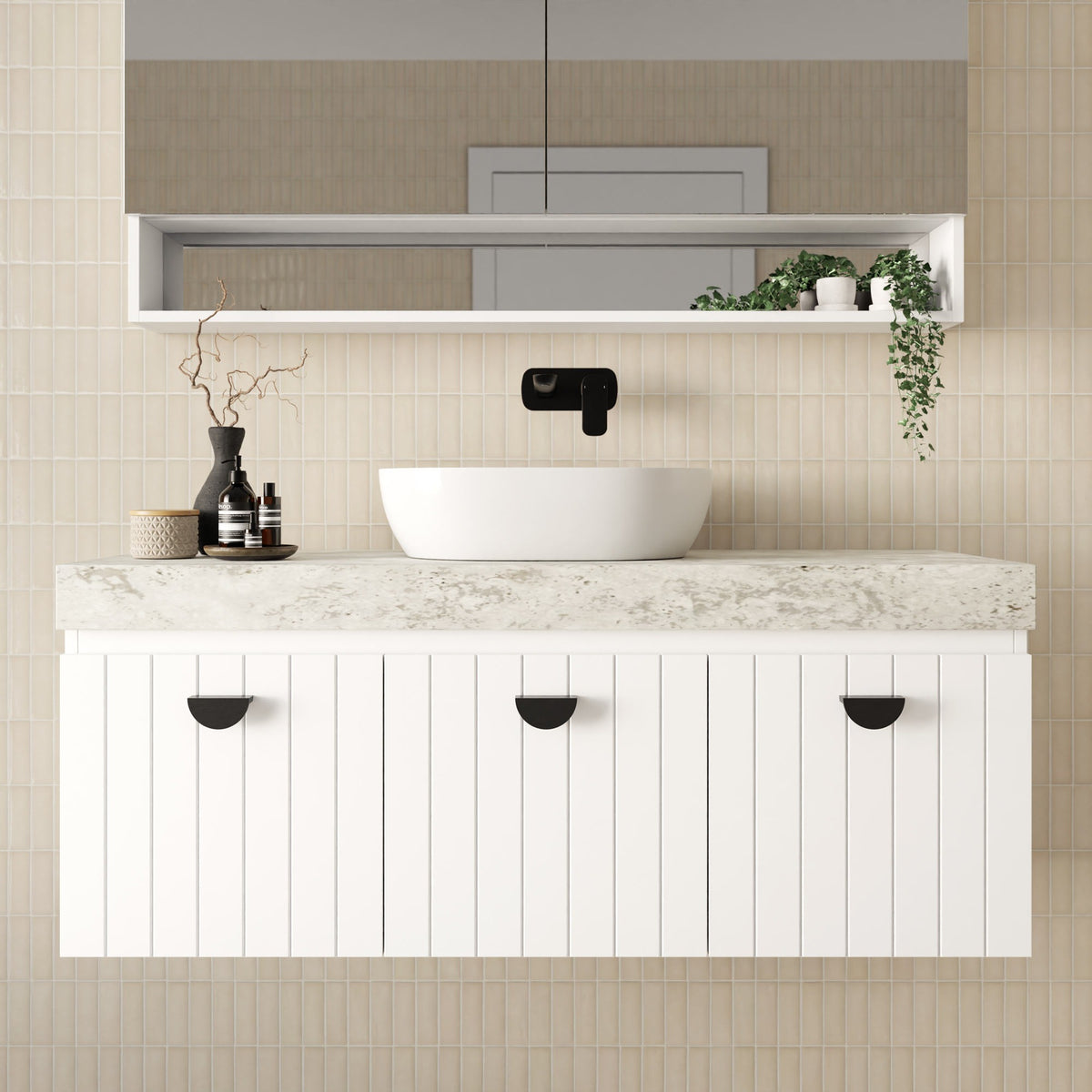 Marquis Chelsea Vanity – Above Counter Basin - Chelsea Closeup