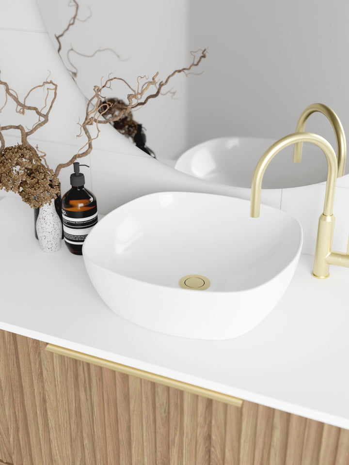 Marquis Cove Vanity – Moulded Top - Cove Basin