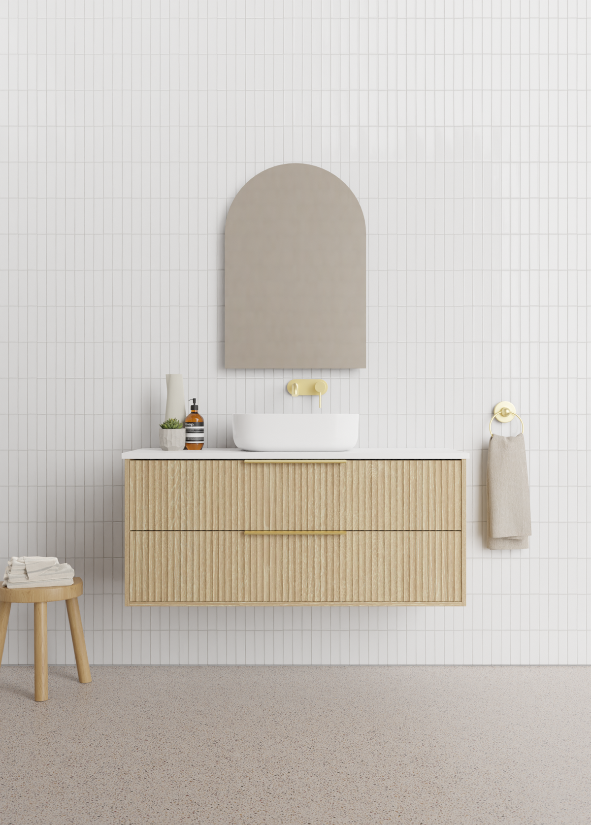 Marquis Lake Vanity – Above Counter Basin - Lake4 Blossom Front