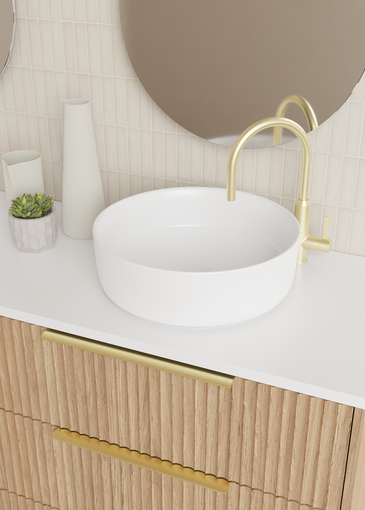 Marquis Lake Vanity – Above Counter Basin - Lake9 Basin