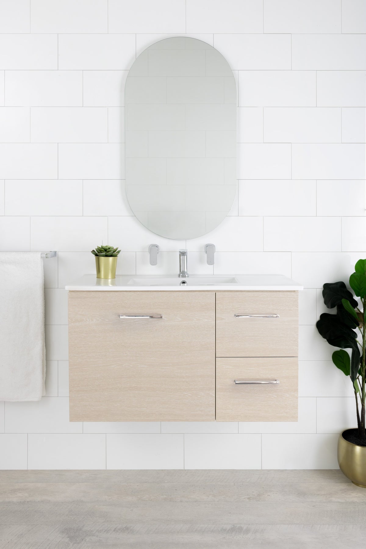 Marquis Marq Vanity – Caesarstone or Symphony Top - MarqCompact2 Wallmount Front