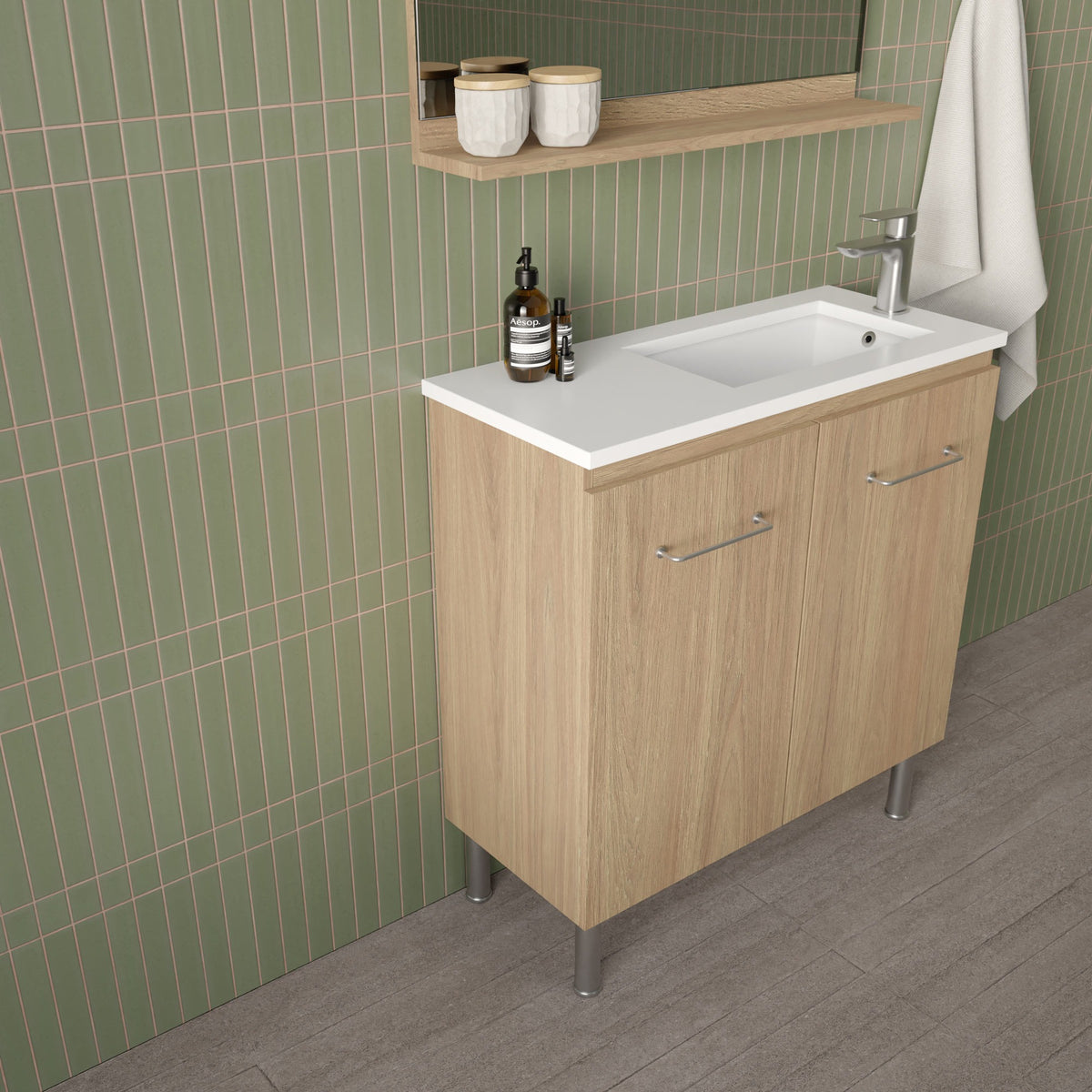 Marquis Phoenix Compact Vanity – Under Counter Basin - PhoenixCompact Side