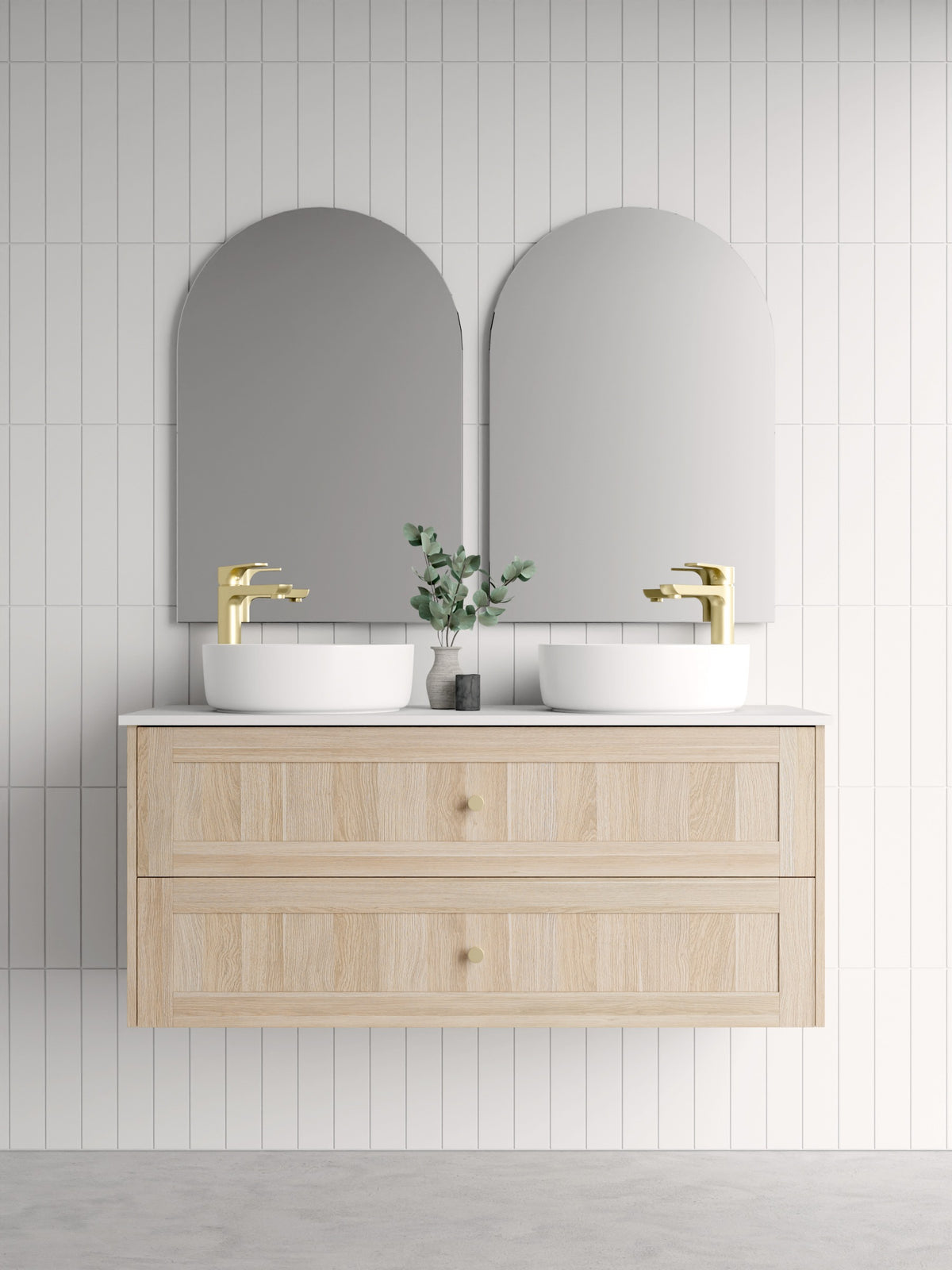 Marquis Pier Vanity – Above Counter Basin - Pier Front